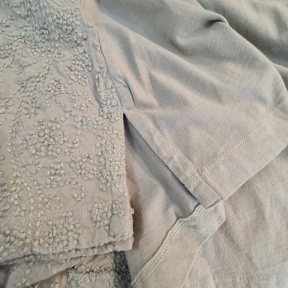 Pure Jill Women's PXL Organic Cotton Embroidered Short Sleeve Pullover T-Shirt - Picture 9 of 9